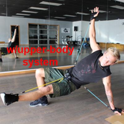 ·Wearbands Full-body Training System : 3 Lower-body-levels, 2 upper-body levels·