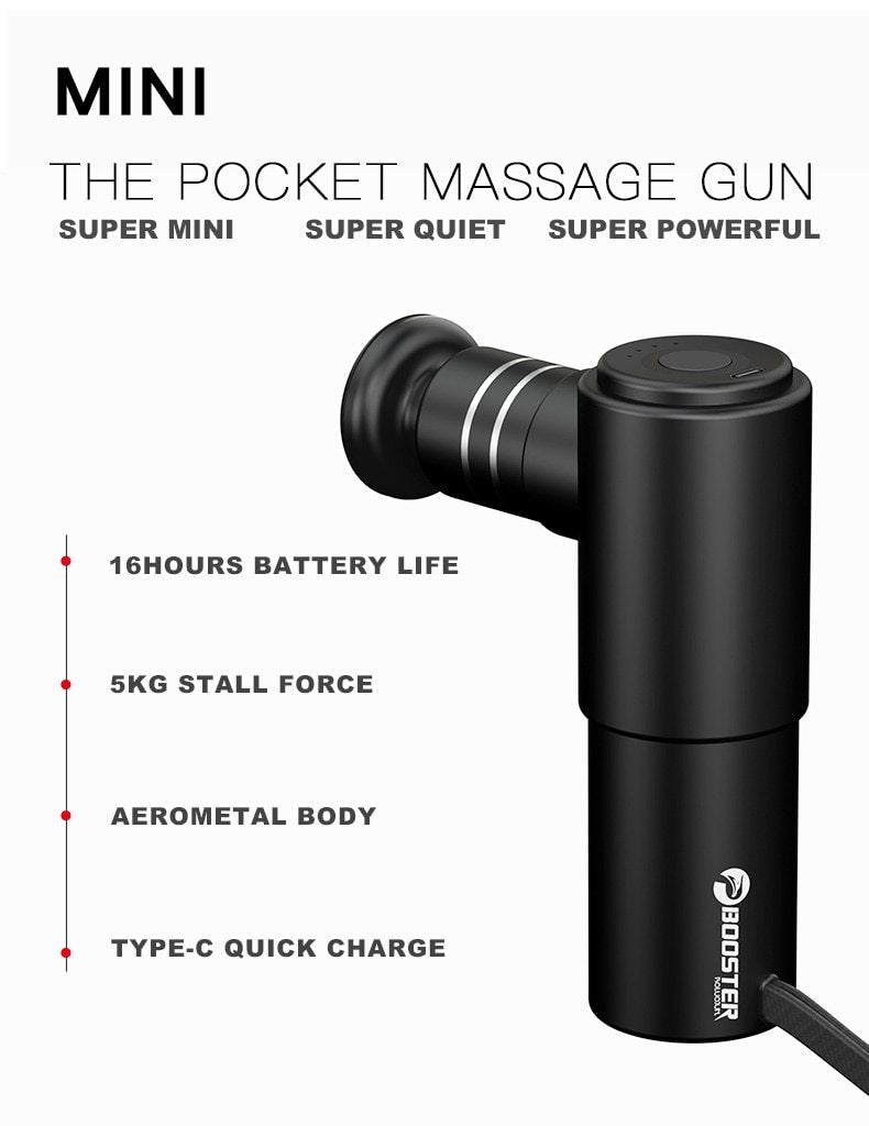 EDGE Wonder Gun Mini - Recovery, Massage, Cell Phone Sized Percussion Massager - EDGE Mobility System